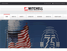 Tablet Screenshot of mitchellrubber.com